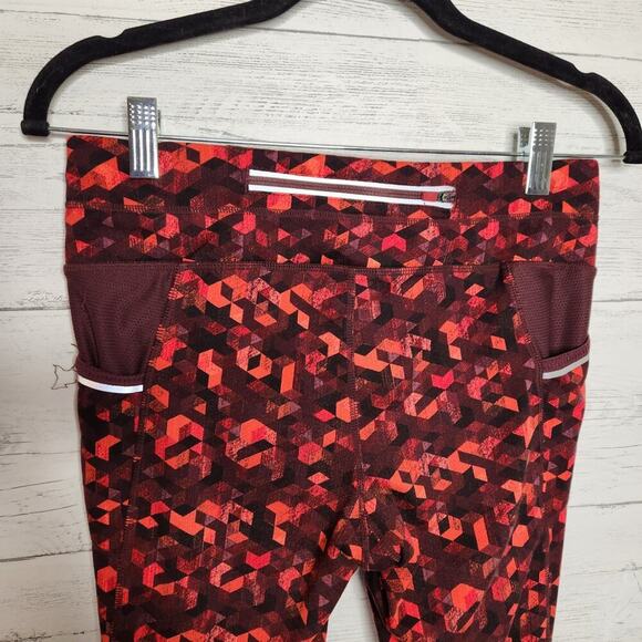 Athleta Be Free Yoga Red Leggings Size Small - Picture 7 of 13